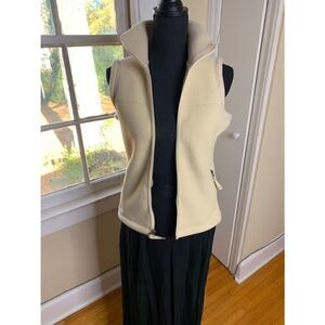 Old Navy soft vest ivory size small